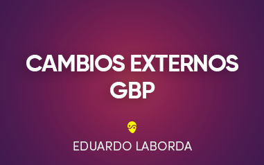 Cambios externos en GMB/GBP